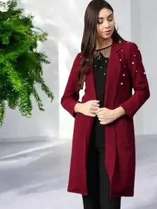 BAESD Embellished Open Front Longline Shrug