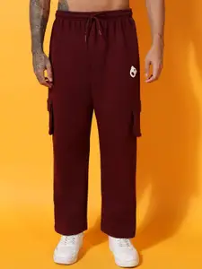 GRIFFEL Men Printed Straight Fit Track Pants