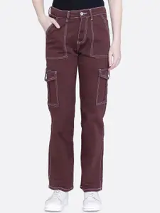 FCK-3 Women Hottie High-Rise Stretchable Cargo-Style Jeans