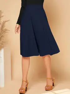 Stylecast X Slyck Knee Length Flared Skirt