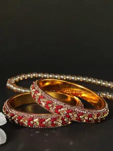 LAVAZZA Set Of 2 CZ-Studded Bangles
