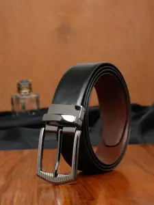 Teakwood Leathers Men Leather Reversible Formal Belt