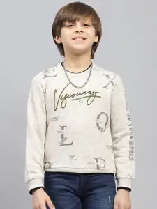 Monte Carlo Boys Printed Pullover Cotton Sweatshirt