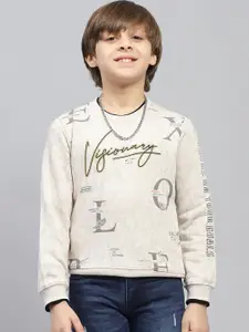 Monte Carlo Boys Cotton Printed Sweatshirt