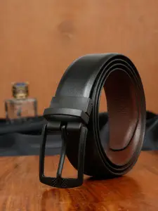 Teakwood Leathers Men Leather Reversible Formal Belt