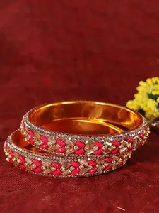 LAVAZZA Set Of 2 CZ-Studded Bangles