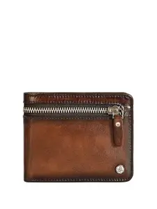 Eske Men Leather Zip Around Wallet