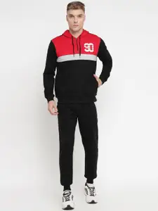 OFF LIMITS Men Colourblocked Hooded Tracksuits