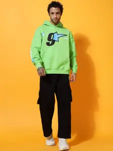 GRIFFEL Men Printed Hooded Neck Tracksuits