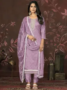 Maroosh Ethnic Motifs Embroidered Beads and Stones Unstitched Dress Material