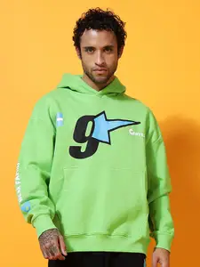 GRIFFEL Men Printed Hooded Sweatshirt