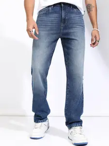 HIGHLANDER Men Straight Fit Light Fade Cotton Jeans