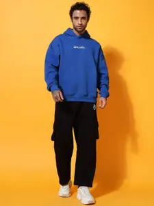 GRIFFEL Men Printed Hooded Neck Tracksuits