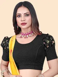 SHREEJI DESIGNER Woven Design Saree Blouse