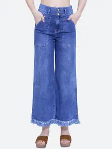 FCK-3 Women Hottie High-Rise Stretchable Wide Leg Jeans