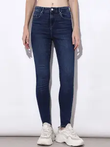 ONLY Women Skinny Fit Light Fade Stretchable Jeans