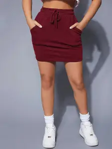 Stylecast X Slyck Solid Mini Skirt