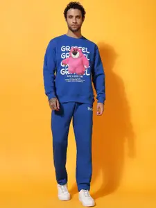 GRIFFEL Men Graphic Printed Sweatshirt & Tracksuits