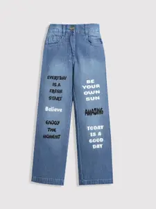 Tiny Girl Wide Leg Light Fade Jeans