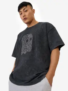 The Souled Store Men Brand Logo Printed T-shirt