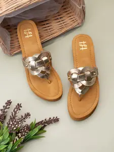 Hydes N Hues Women Solid PU Wedge Sandals