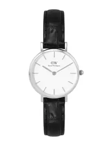 Daniel Wellington Women Dial & Leather Textured Straps Analogue Watch DW00100241K
