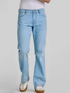 Snitch Men Classic Bootcut Light Fade Mid-Rise Stretchable Jeans