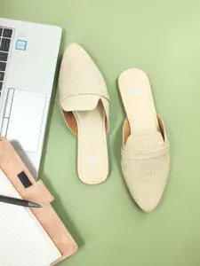 THE MADRAS TRUNK Women Mules Pointed Toe Flats