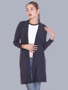 PLUSH PUSH THE FASHION V-Neck Longline Shrug
