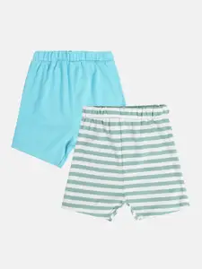 MINI KLUB Set Of 2 Boys Striped Technology Shorts