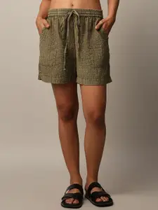 ONLY Women Washed High-Rise Shorts
