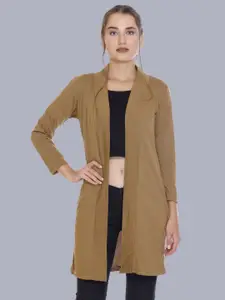 PLUSH PUSH THE FASHION V-Neck Longline Shrug