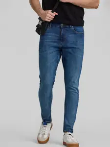 Snitch Men Narrow Skinny Fit Light Fade Stretchable Jeans