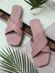 CHINRAAG Women Open Toe Casual Flats