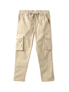 United Colors of Benetton Boys Pure Cotton Mid Rise Track Pants