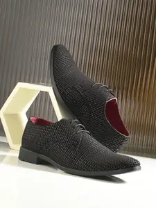 Killer Men Textured Formal Derbys
