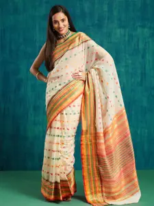 RACHNA Traditional Kanjivaram Pattu Zari Border Saree