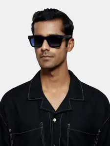 OPIUM Men Wayfarer Sunglasses with UV Protected Lens OP-10290-C04-55-Crystal