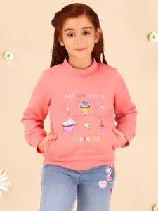 CUTECUMBER Girls Embellished Sweatshirt
