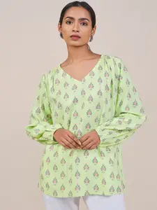 Global Desi Women Floral Printed Top