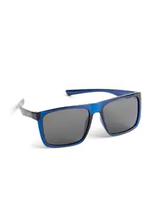 OPIUM Men Wayfarer Sunglasses with Polarised and UV Protected Lens OP-10197-C03-57
