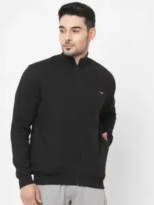 Sweet Dreams Men Solid Mock Collar Sweatshirt