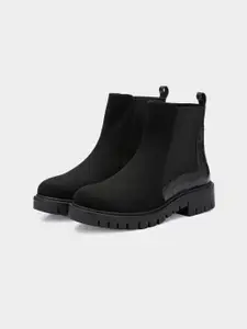ADORLY Women Round-Toe Chelsea Boots