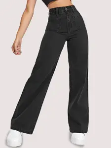 Kotty Women Cotton Straight Fit High-Rise Stretchable Jeans