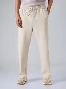 Banana Club Men Relaxed Fit Mid-Rise Pleated Korean Trousers