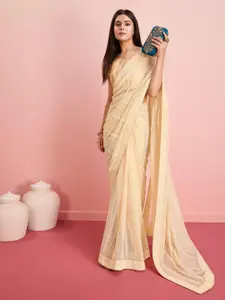 VAIRAGEE Embellished Embroidered Sequinned  Ready to Wear Saree
