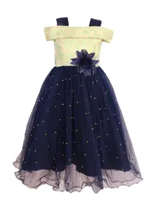 BAESD Girls Embellished Fit and Flare Maxi Dress