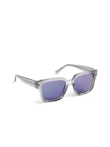 OPIUM Men Wayfarer Sunglasses with UV Protected Lens OP-10277-C01-54-Crystal