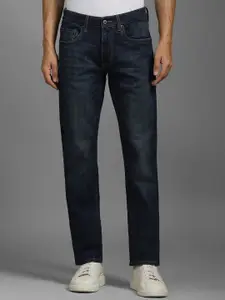 Louis Philippe Jeans Men Slim Fit Heavy Fade Cotton Jeans