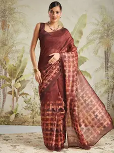 RACHNA Printed Chanderi Saree